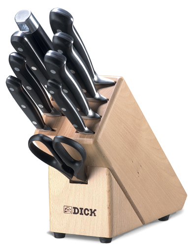 בלוק עץ עם סכינים מחוזקים - DICK