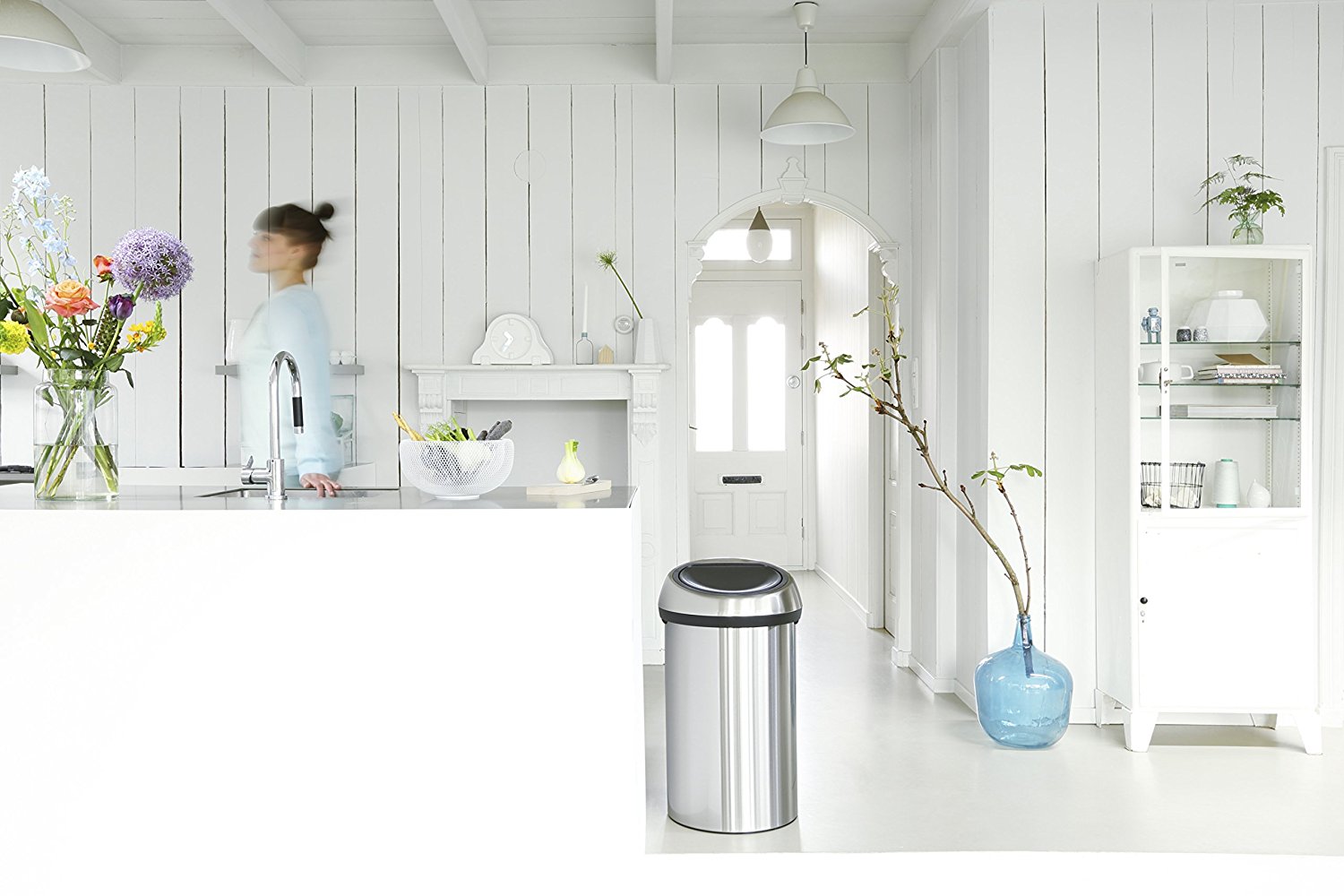 פח אשפה למטבח טאץ 60 ליטר מט - Brabantia - fpp - ברבנטיה