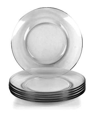 שישיית צלחות זכוכית למנה עיקרית 24 ס"מ - DURALEX