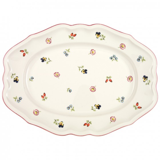 פלטה אובלית 2 דגם  villeroy boch - Petite Fleur