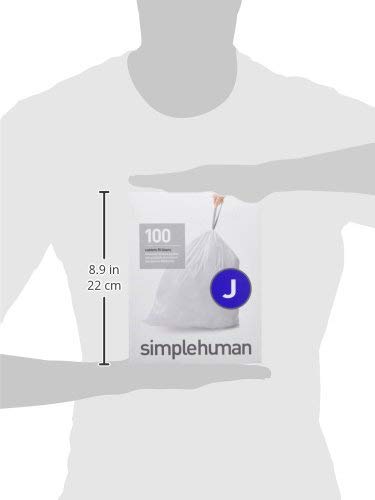 מארז 240 שקיות אשפה לפח 30-45 ליטר (J) דגם Simplehuman - CW0259 - סימפליומן
