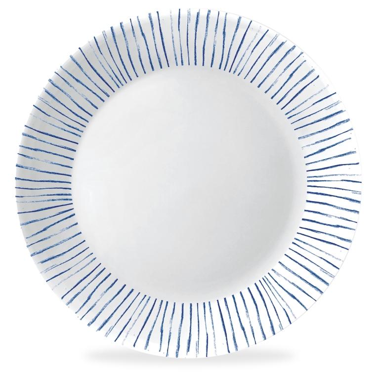 סט 18 צלחות קורנינג דגם (131) Corelle - Botanical Stripes