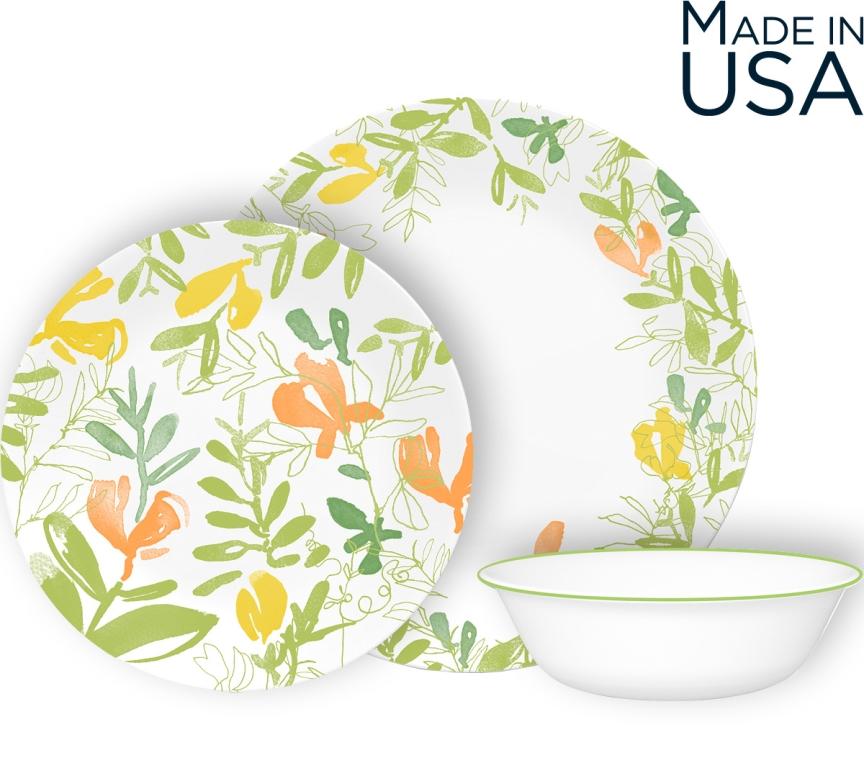 צלחות קורנינג דגם (103) Corelle - Contemporary Fruit 